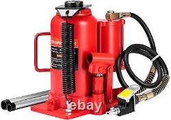 Air Hydraulic Bottle 20 Ton 40,000lbs Air-Operated Floor Bottle Jack Lift