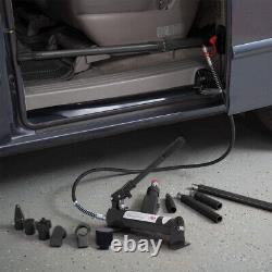 Black 4 Ton Hydraulic Porta Power Jack Air Pump Lift Ram Body Frame Repair Kits