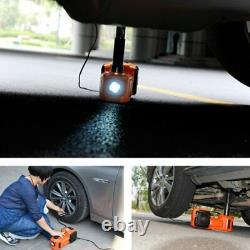Car 12V DC 5 Ton Electric Hydraulic Floor Lift Scissor Jack Repair Tire Change