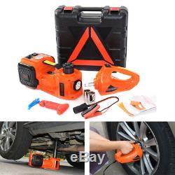 Car 5 Ton Electric Hydraulic Jack Floor lift 45MM Jack Impact Wrench Portable