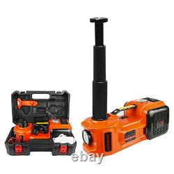 Car Jack 12V DC 5 Ton Electric Hydraulic Jack Floor Lift with Tire Inflator Pump