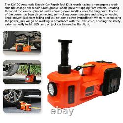 Car SUV 5Ton Electric Hydraulic Jack Floor Lift with Impact Wrench Inflator Pump