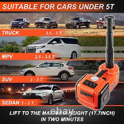 E-HEELP Electric Car Jack Kit 5Ton 12V Hydraulic Car Jack Lift with Electric for