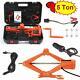 Electric Car Floor Jack 5 Ton All-in-one Automatic 12v Scissor Lift Jack Set