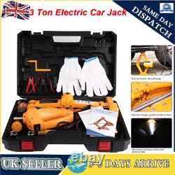 Electric Scissor Floor-Jack Lift Car SUV 3 Ton 12V with Impact Wrench Fuses UK