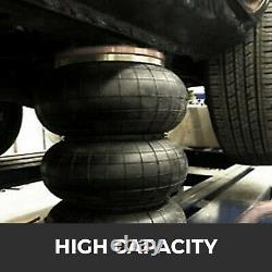 High Capacity Cap Lift Height Pneumatic Triple Air Bag Car Jack Trolley 6600 lbs