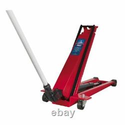 High Lift 80mm Low Entry Trolley Jack Long Chassis Sealey 2200HL 2 Ton Garage