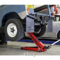 High Lift 80mm Low Entry Trolley Jack Long Chassis Sealey 2200HL 2 Ton Garage