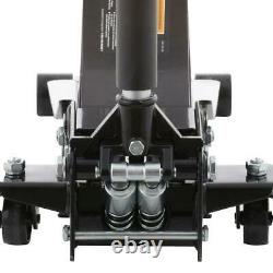Husky 3-Ton Floor Jack Low Profile with Speedy Lift Dual Pump Wheels Sturdy Steel
