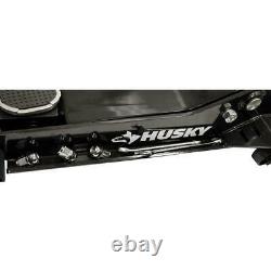 Husky Floor Jack 3-1/2-Ton Low Profile Dual-Piston Cylinder Quick Lift Universal
