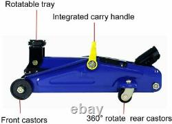Hydraulic Car Trolley Floor Quick Lift Jack 2Ton+2X 3Ton Axel Stand Lifting Tool