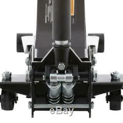 Low Profile Floor Jack with Speedy Lift 3-Ton Dual Pump Design Rust Resistant