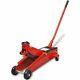Low-profile Hydraulic Floor Jack 3 Ton Red Car Trunk Lifting Wind Up Garage