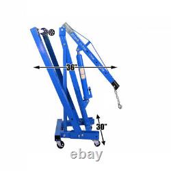 Moving 1/2 T Hydraulic Folding Lifting Tool Engine Crane Stand Hoist lift / Jack