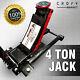 New 4 Ton Heavy Duty Ultra Low Profile Hydraulic Trolley Jack Quick Lift