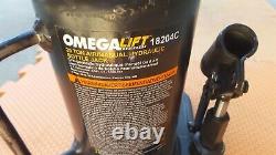 Omega Lift 18204C 20 Ton Air Actuated Bottle Jack Hydraulic Pneumatic Garage NEW