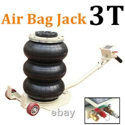 Pneumatic Air Bag Jack 3T Triple Bag Air Jack Quick Car Stands Lift Height