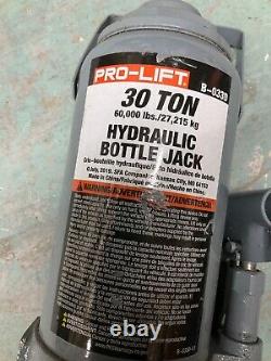 Pro-Lift OEM 30 Ton 60,000 lbs. Hydraulic Bottle Jack B-033D Free Shipping