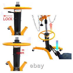 Professional Hydraulic Transmission Jack 1100 lbs/ 0.5 Ton 2 Stage for Car Lift