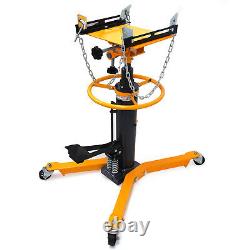 Professional Hydraulic Transmission Jack 1100 lbs/ 0. 6Ton 2 Stage for Car Lift