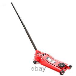 Professional Low Profile Entry Trolley Jack with Rocket Lift Car Garage 3 Ton UK
