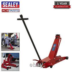 Sealey 2201HL 2 tonne Ton Long Reach High Lift Trolley Jack Red Heavy Duty