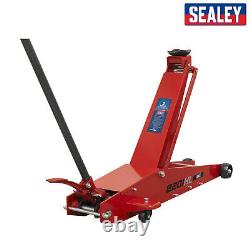 Sealey 2201HL 2 tonne Ton Long Reach High Lift Trolley Jack Red Heavy Duty
