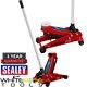 Sealey Trolley Jack 3 Ton Red Car Lift Heavy Duty Compact Hydraulic Garage