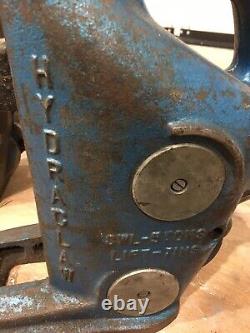 Tangye Hydraclaw Industrial Toe Jack 5 ton with 7 inch Lift- Used