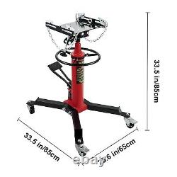 Transmission Lift Jack Hydraulic 2-Stage High Lift vertical 0.6 Ton 1322 lbs
