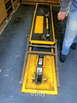 Used Hydraulic Lift By 2.5 Ton Jack Blacksmith Made Motorcycle Lift Table