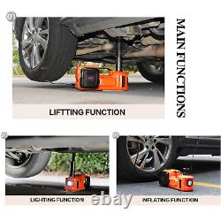 12v 5 Ton 3 En 1 Électrique Hydraulique Plancher Jack Lift Car Van Tyre Kit D'outil De Réparation