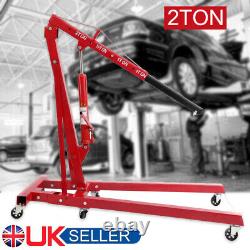 2 Ton Hydraulic Folding Engine Crane Crane Lift Lifter Jack Stand Workshop Royaume-uni