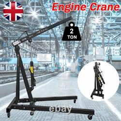 2 Tonnes Moteur Hydraulique Crane Hist Ascenseur Stand Jack Atelier Garage Pliage Royaume-uni