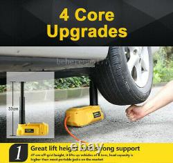 5 Ton 12v DC Hydraulic Electric Jacks Floor Lift Tire Change Car Repair Tool Kit