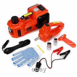 5ton 12v Voiture Electric Floor Hydraulic Jack Lift Garage Avec Impact Wrench 3.5m