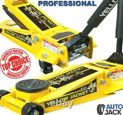 Autojack Low Profile Professional 3 Ton Garage Trolley Jack Hydraulic Rapid Lift