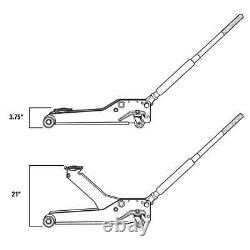 Husky Floor Jack 3 1/2 Ton Low Profile Lifting Lifter D'outil De Levage Rapide Portable