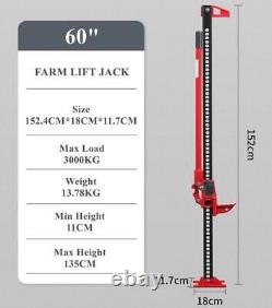 Nouvelle Ferme High Lift Jack Xtreme 60 Pouces (3 Tonnes De Poids Lourd)