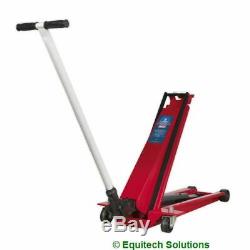 Sealey Outils 2200hl 2 Ton High Lift 80mm Low Entry Chariot Long Jack Nouveau Châssis