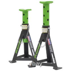 Sealey Premier 3040ag & As3g 3 Tonnes Rocket Lift Trolley Jack & Axe Stands