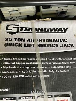 Stronghway 35-ton Ascenseur Rapide Air/hydraulic Plancher De Service Jack 46201 P-15
