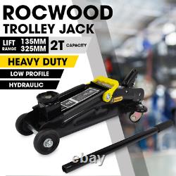 Trolley Jack 2 Tonnes Low Profile Hydraulic Floor Lifting Car Van Garage Outil