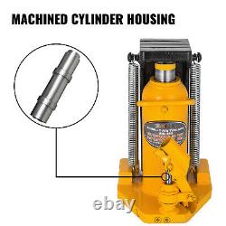 Vevor 10 Tonnes Hydraulic Toe Jack Machine Lift Cylindre Équipement En Acier Soudé